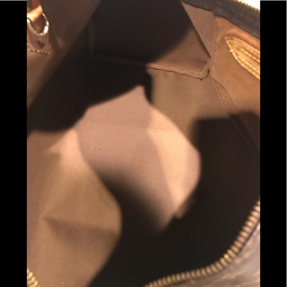 Louis Vuitton Dark Brown Monogram Tote with Tan Handles - Picture 5 of 7